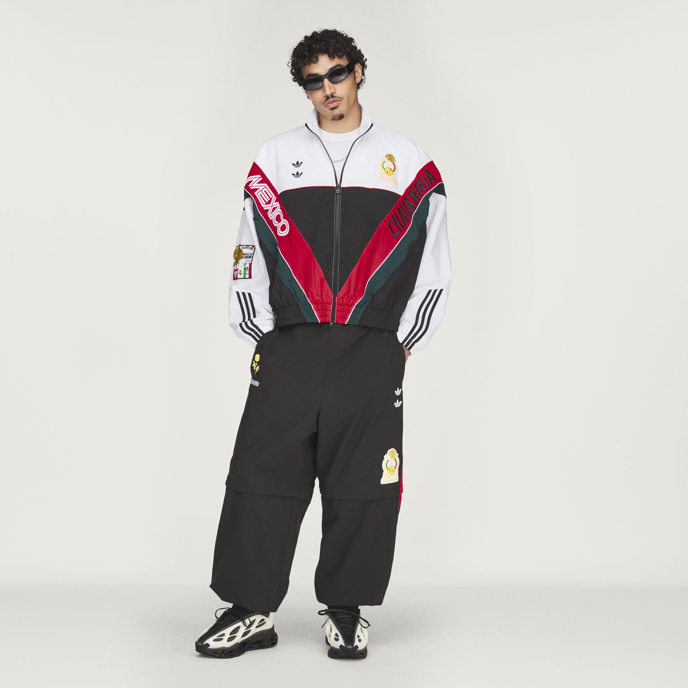 WC WOVEN TRACKT WHITE/BLACK
