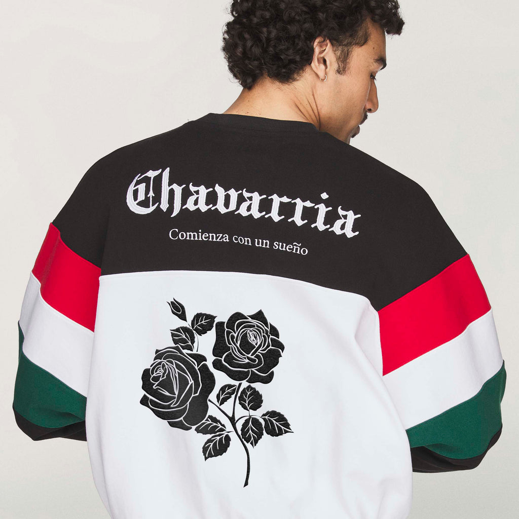 WC CREW SWEATSH BLACK/WHITE