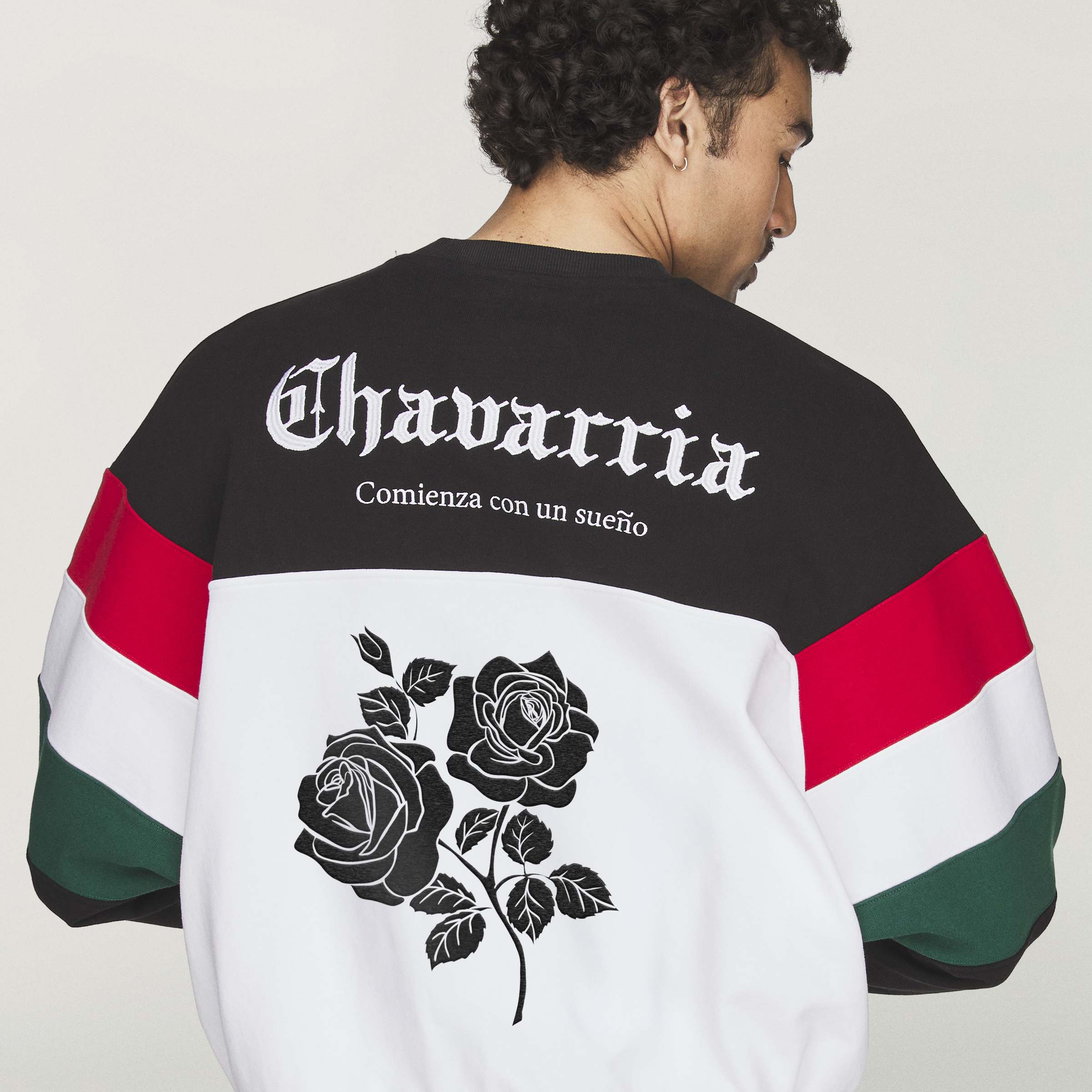 WC CREW SWEATSH BLACK/WHITE