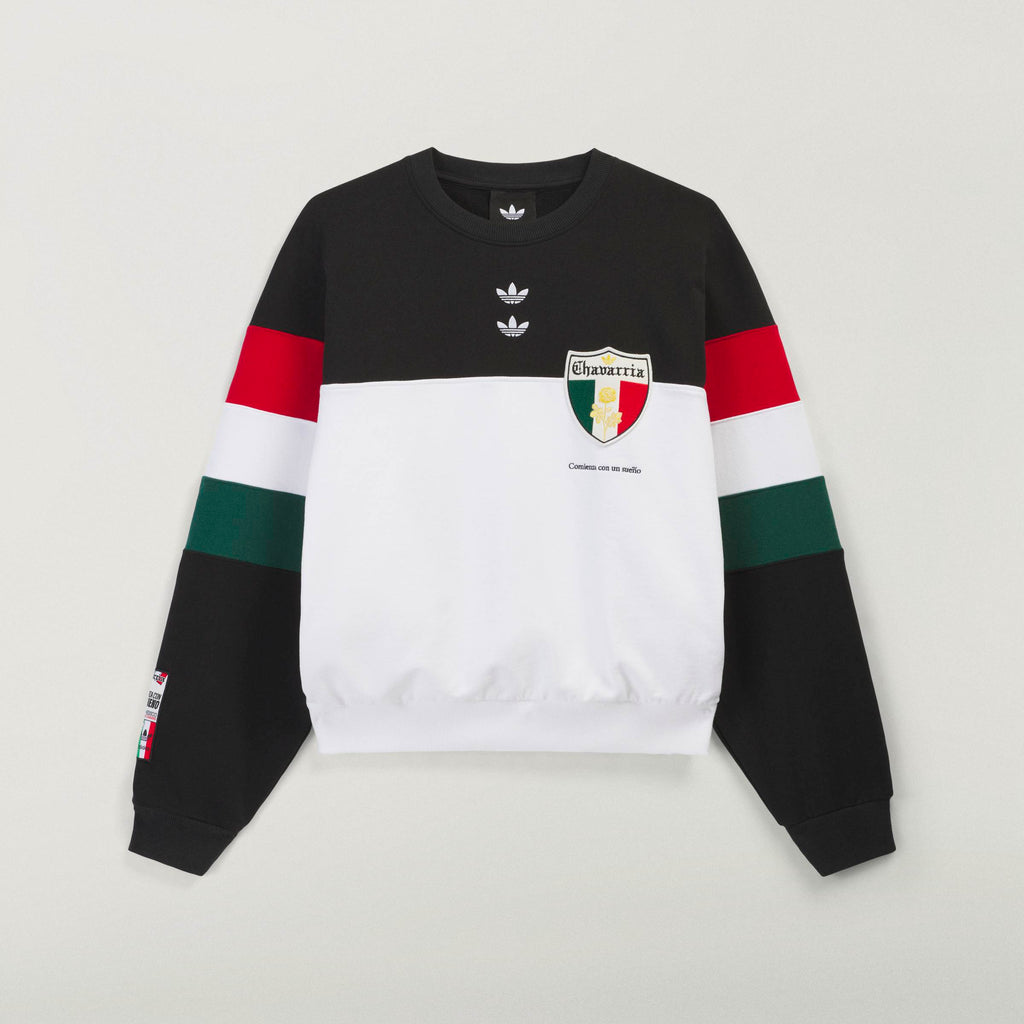 WC CREW SWEATSH BLACK/WHITE