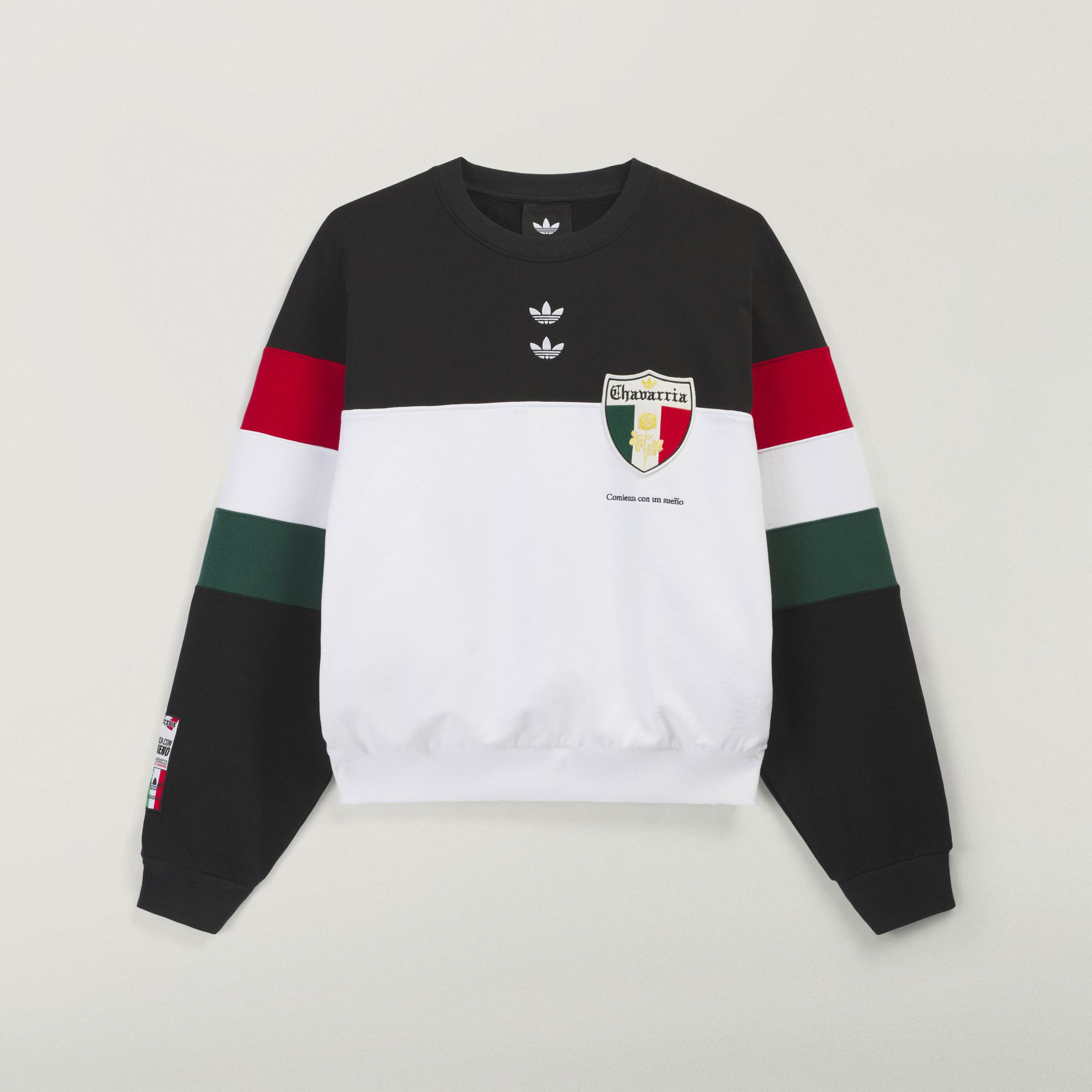 WC CREW SWEATSH BLACK/WHITE
