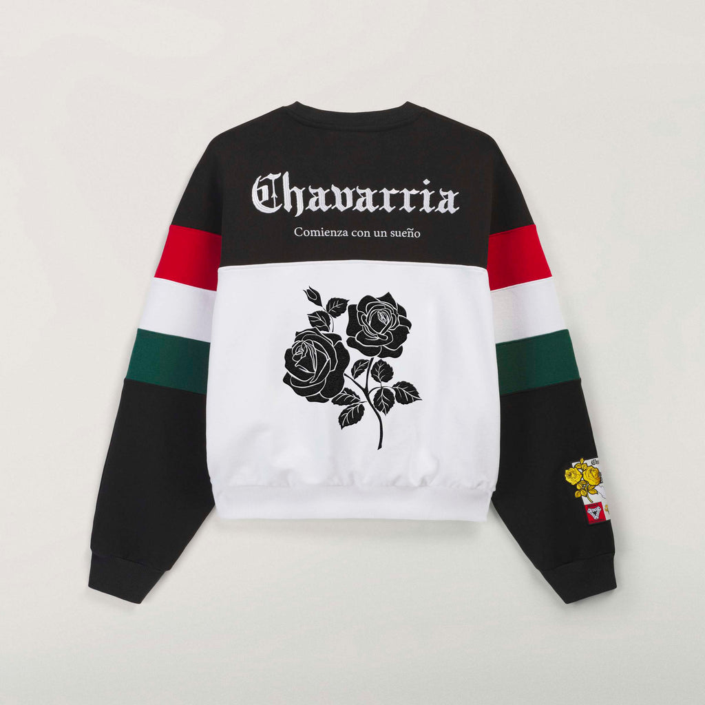 WC CREW SWEATSH BLACK/WHITE