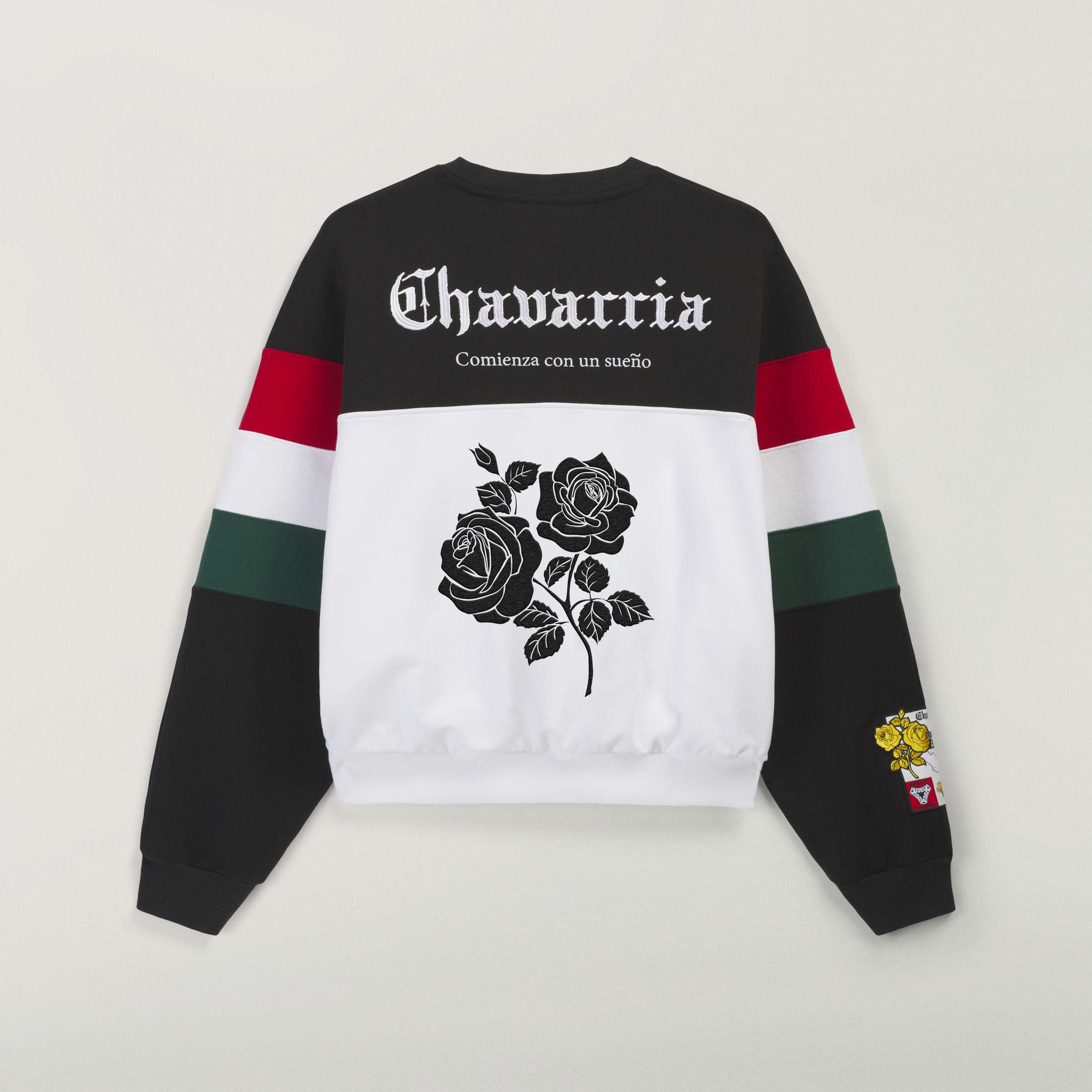 WC CREW SWEATSH BLACK/WHITE