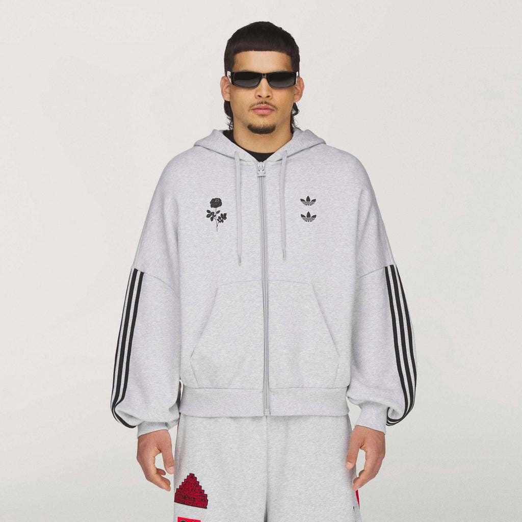 WC FZ HOODY LGREYH