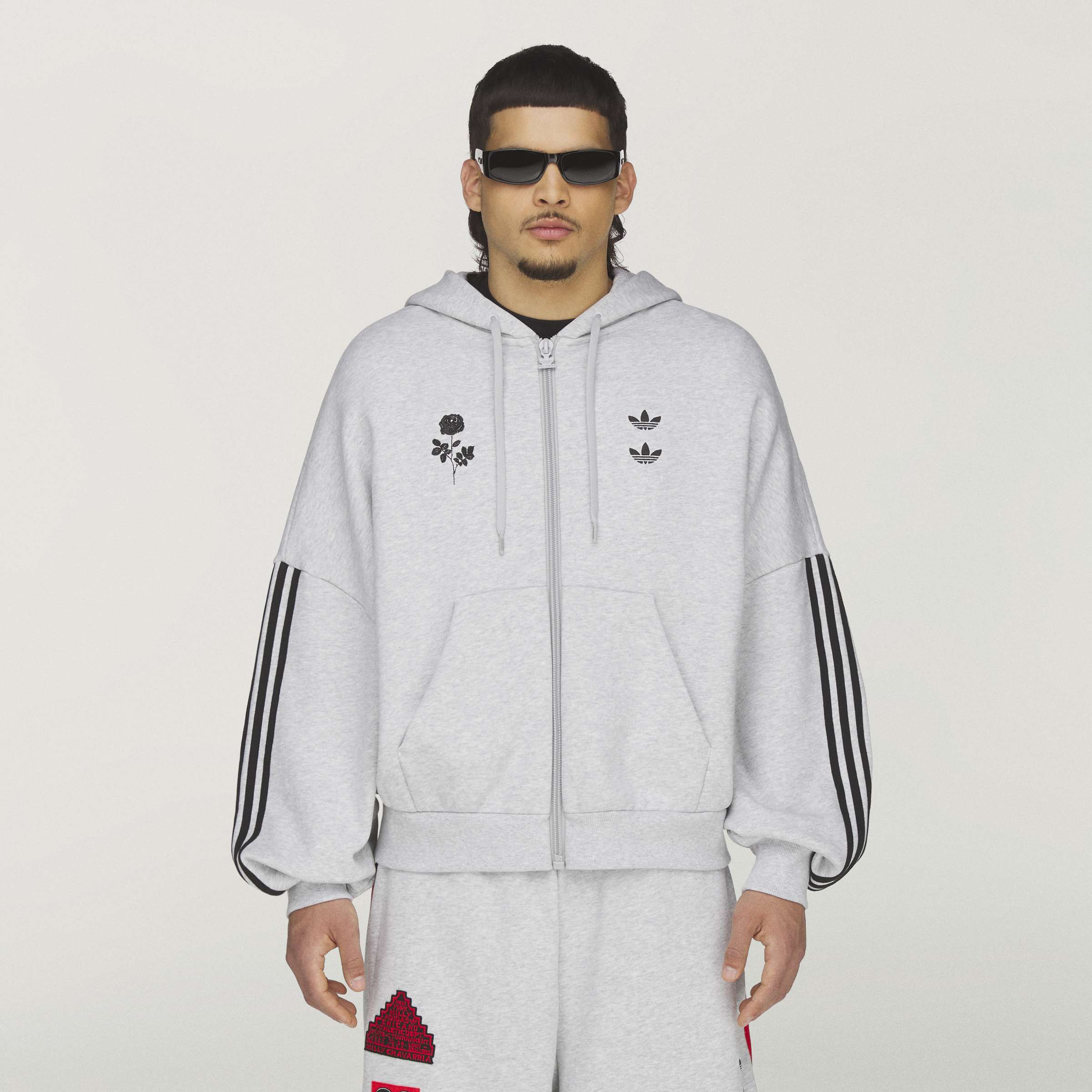 WC FZ HOODY LGREYH