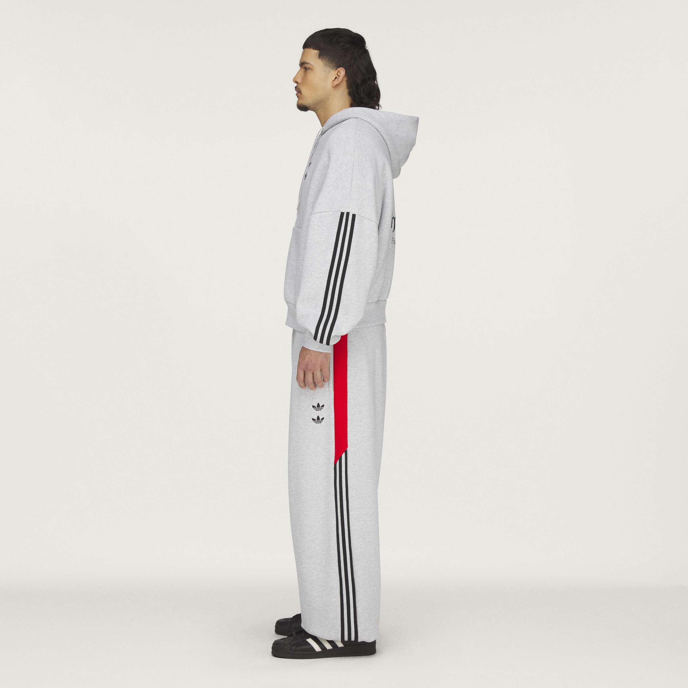 WC FZ HOODY LGREYH