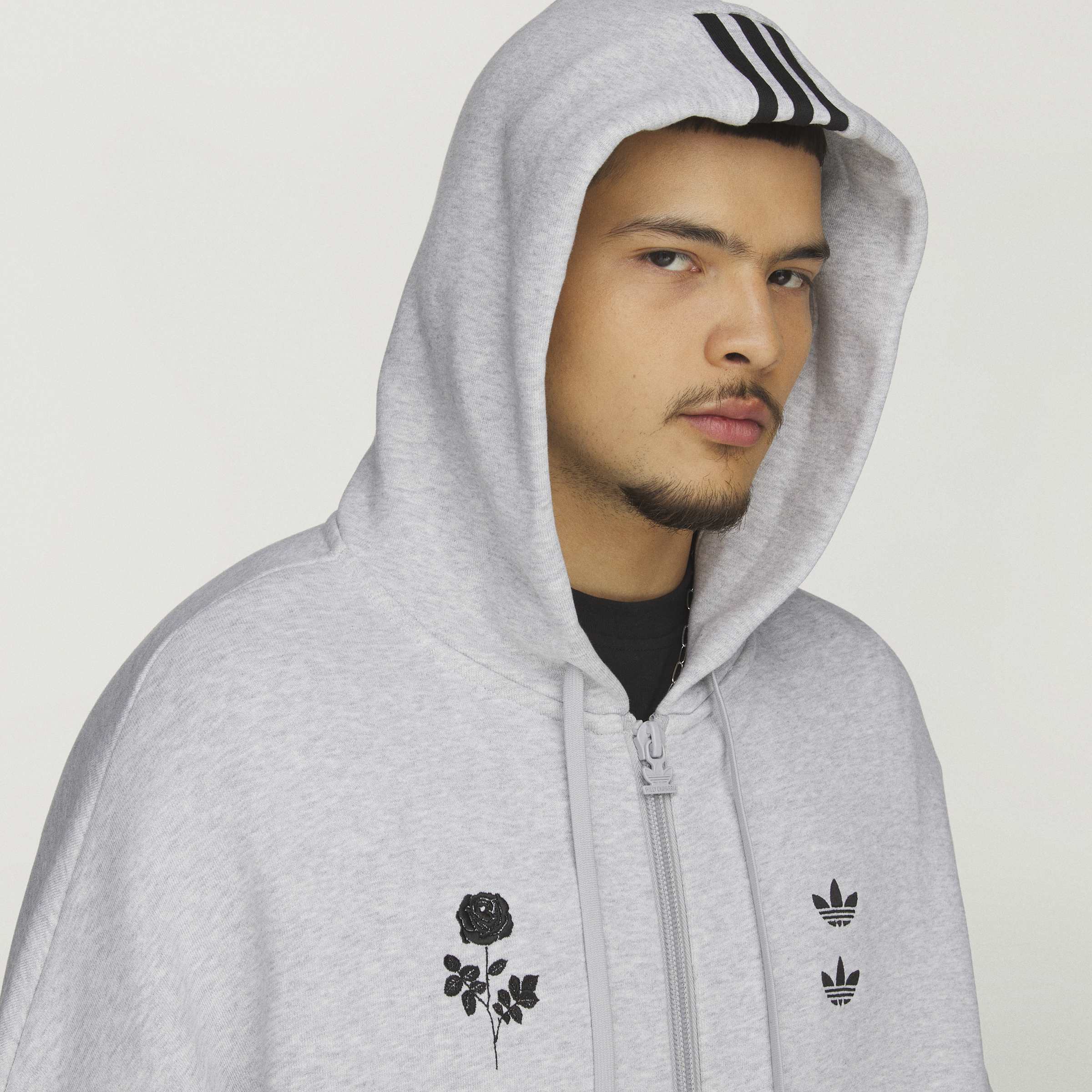 WC FZ HOODY LGREYH