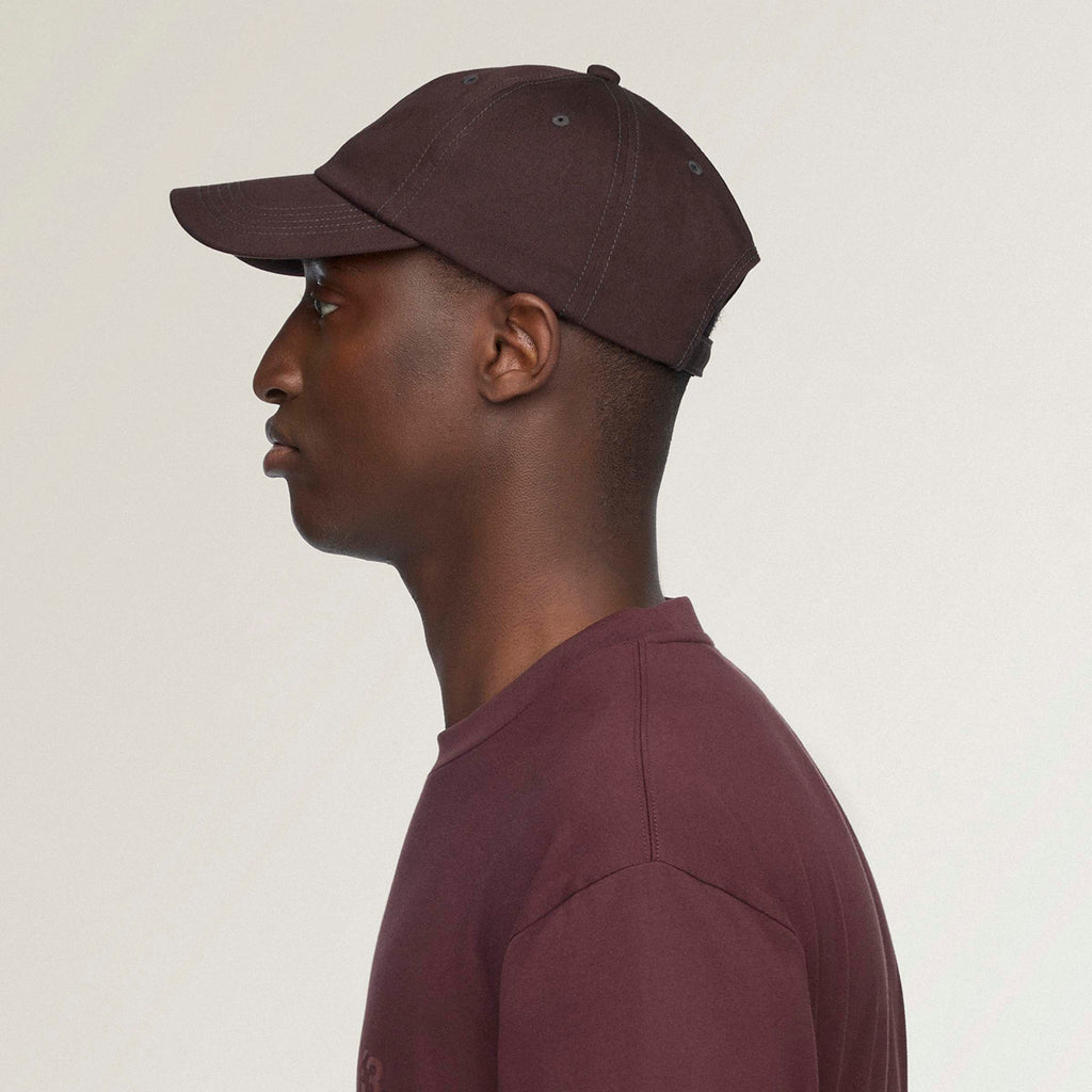 Y-3 DAD CAP BLACK/SCARLE