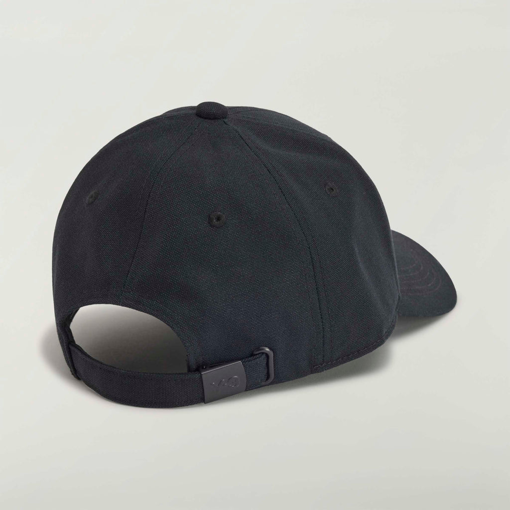 Y-3 LOGO CAP BLACK/WHITE