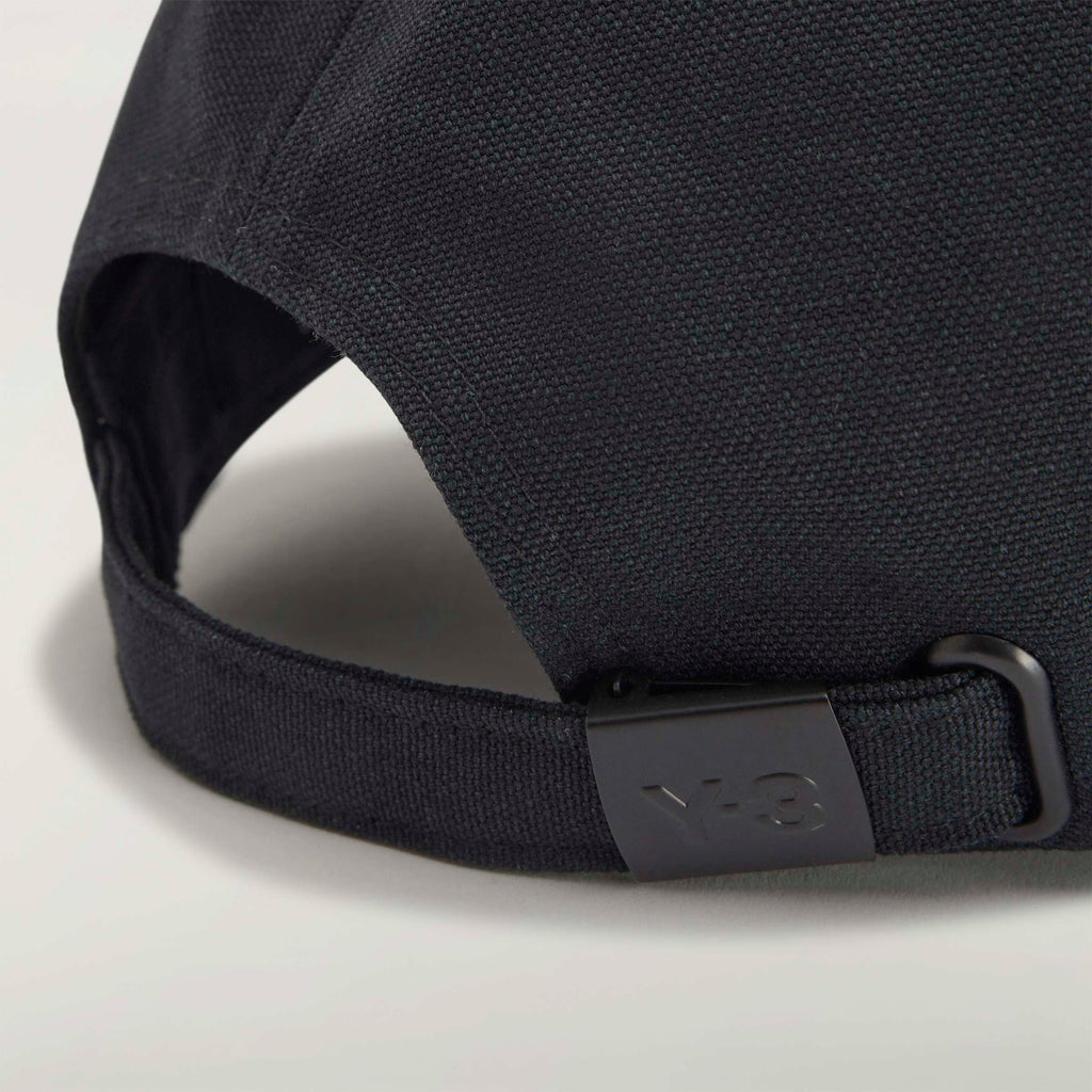 Y-3 LOGO CAP BLACK/WHITE