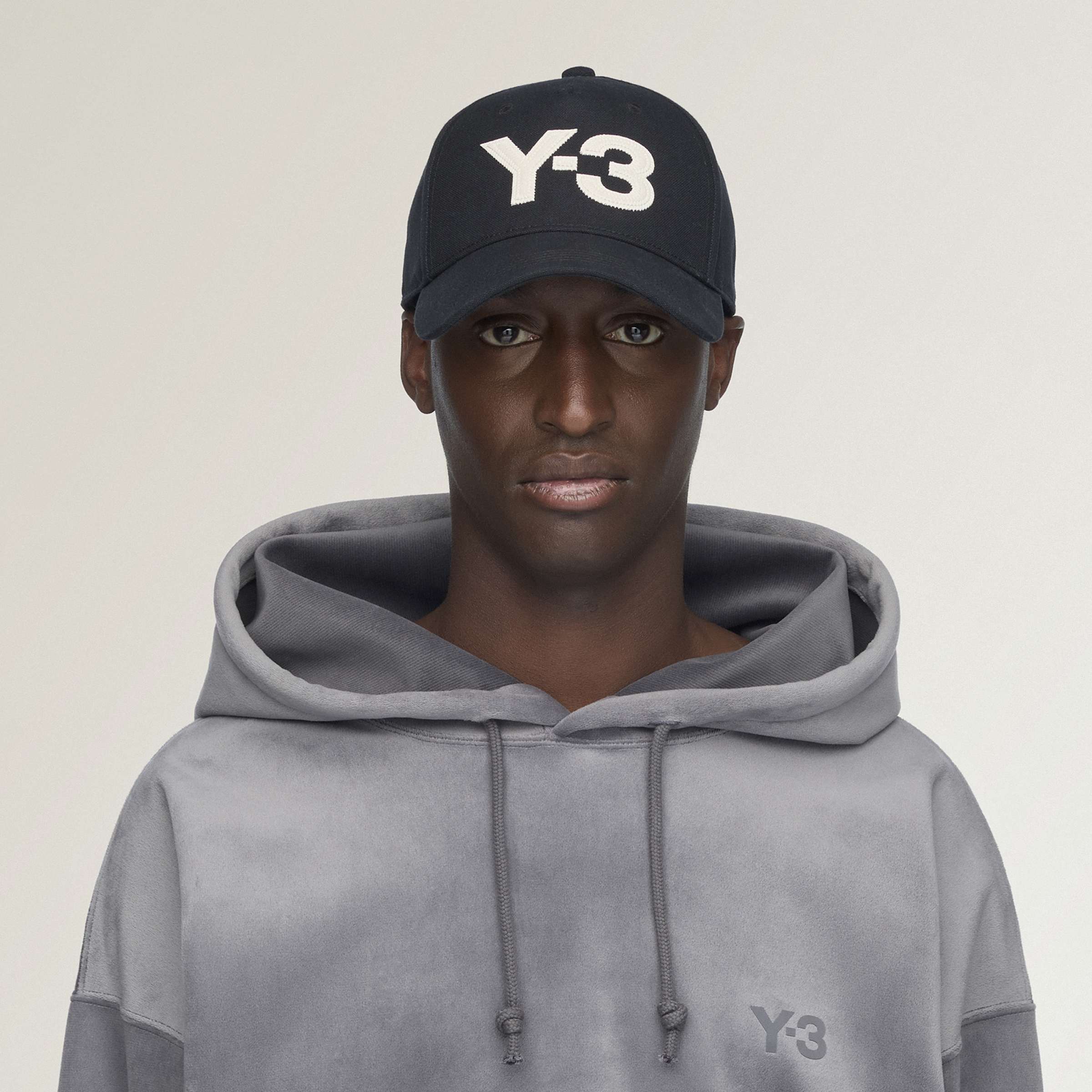 Y-3 LOGO CAP BLACK/WHITE