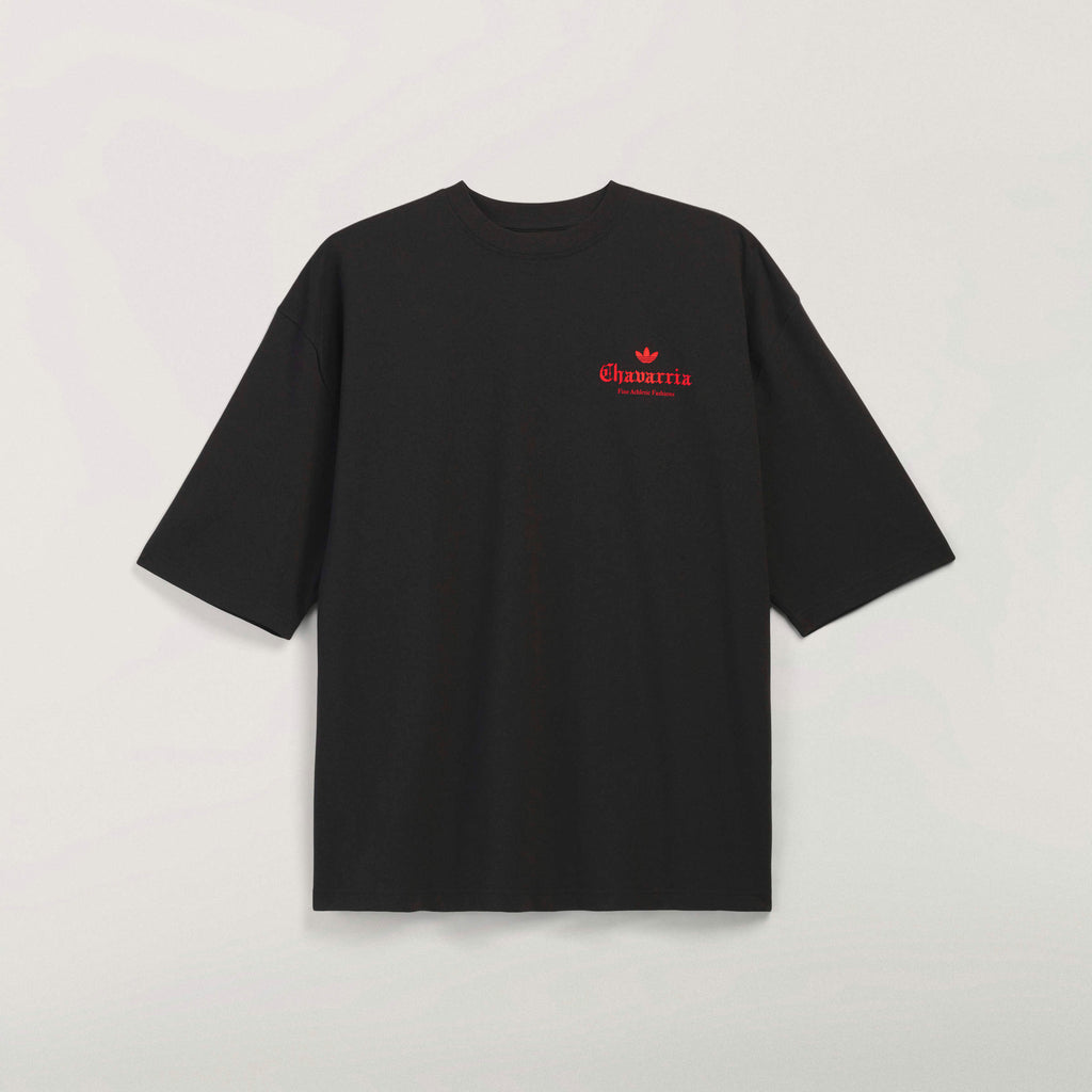 WC ROSE TEE BLACK/RED
