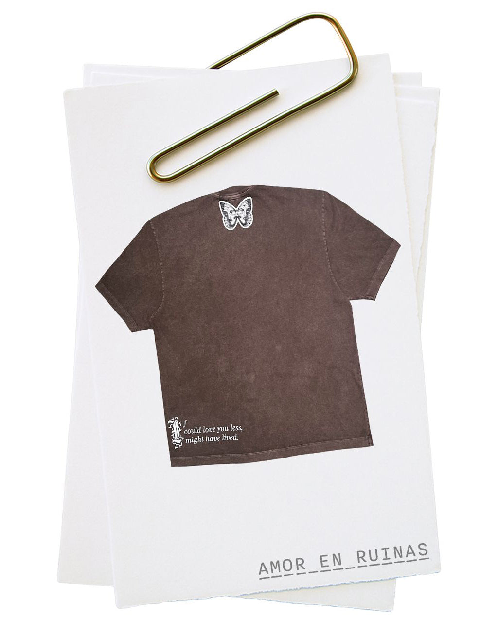 T-SHIRT AMOR EN RUINAS